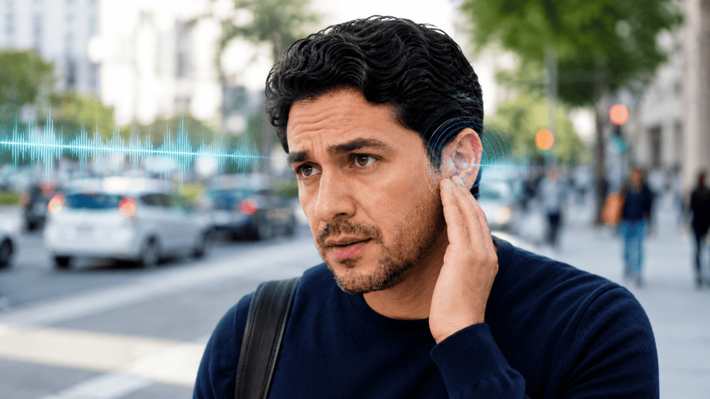 Exposición a ruidos fuertes como causa del tinnitus